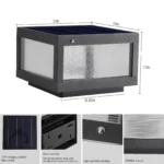 Solar Wall Lamp with Dimmable LED - Energy Efficient, IP65 Waterproof Outdoor Lighting Solution - Image 10