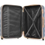 Light Blue Expandable ABS Hardshell Luggage Set 3pcs - 20'' 24'' 28'' with Spinner Wheels & TSA Lock - Image 10