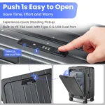 Premium 20 Inch Carry-On Luggage with Aluminum Frame, PC Hard Shell, 360 Wheels & TSA Lock - Ideal for Business Travel - Image 6