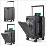 Premium 20 Inch Carry-On Luggage with Aluminum Frame, PC Hard Shell, 360 Wheels & TSA Lock - Ideal for Business Travel - Image 11