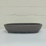 30cm Premium Unglazed Bonsai Pot - Oval Brown Planter | Ideal for Bonsai Enthusiasts