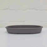 20cm Premium Unglazed Oval Bonsai Pot | Elegant Brown Ceramic | Perfect for Bonsai Enthusiasts