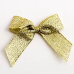Elegant Gold Gift Bow - Luxurious and Reusable Gift Wrapping Accessory for Holidays & Special Occasions