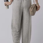 Freya Central Seam High Waist Wide Leg Knit Pants - Ultimate Comfort & Style