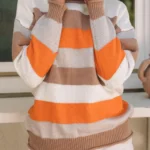 Sloane Striped Knitted Turtleneck - Cozy, Stylish & Perfect for Layering | Women's Fashion Sweater