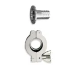 Industrial Pump Exhaust Kit - High-Performance Mist Removal | Universal KF25 Clamps, O-Ring & Barb Fitting