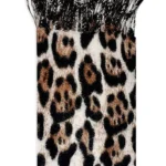 Stylish Leopard Print Scarf - Ultra Soft Knitted Material for Everyday Fashion