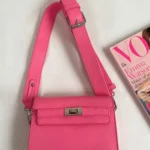 Chic Etta Faux Leather Crossbody Bag with Adjustable Strap - Stylish & Durable, Perfect for Everyday Use!