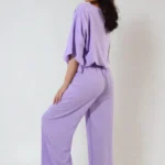Sabrina Drawstring Waist Wide Leg Trousers - Stylish & Comfortable for Every Occasion