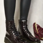 Combat Lace Up Side Zip Platform Chunky Boots - Edgy and Comfortable Statement Footwear