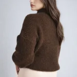 Cozy Buttons Long Sleeves Chunky Knit Top - Stylish & Warm for Everyday Comfort