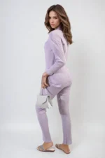 Annalise Knitted Top and Trouser Co-ord Set - Cozy & Stylish Everyday Comfort Outfit - Image 2