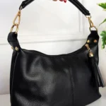 Chic Faux Leather Shoulder Bag with Tassel Zip and Removable Strap | Versatile Style for Any Occasion