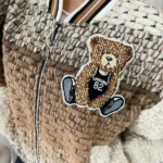 Cozy Teddy Textured Bomber Jacket - Trendy & Warm | Perfect for Casual & Stylish Looks