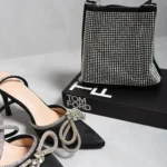 Alexa Mini Studded Rhinestone Shoulder Bag - Glamorous and Fashion-Forward Accessory