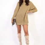 Nadia Knitted Turtleneck Mini Dress - Cozy, Stylish & Warm | Perfect Winter Wardrobe Essential
