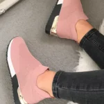 Jessi Slip-On Sock Wedge Trainers for Women - Stylish & Comfortable Footwear