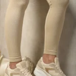 Shiny Glitter Detail Lace Up Wedge Trainers Glamorous & Comfortable Footwear for Everyday Style