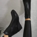 Cecilia Low Wedge Ankle Boots - Comfortable & Stylish Footwear for Any Occasion