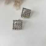 Stunning Embellished Teardrop Earrings with Shimmering Crystals Perfect for Any Occasion