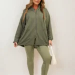 Molly Zip-Up Hooded Jacket with Pockets | Stylish & Cozy Hooded Jacket for Casual Outings