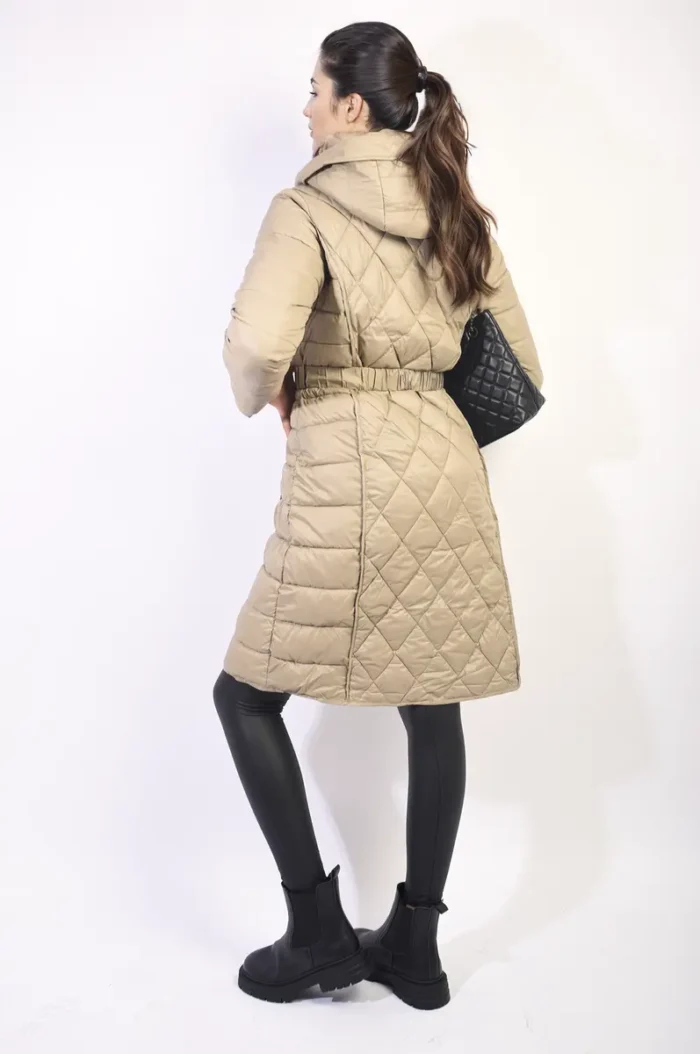 Isobel Quilted Winter Jacket with Belt - Stay Warm & Stylish in Chilly Weather - Image 5