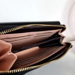 Stylish Faux Leather Zip Detail Clutch Perfect for Any Occasion | Leah Collection