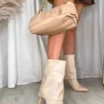 Aurora Heeled Ankle Boots - Stylish & Comfortable Faux Leather Boots for Any Occasion | ikrush