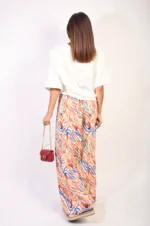 Elaine Pleated Wide Leg and Elastic Waist Trousers - Chic, Comfortable, and Perfect for Any Occasion - Image 7