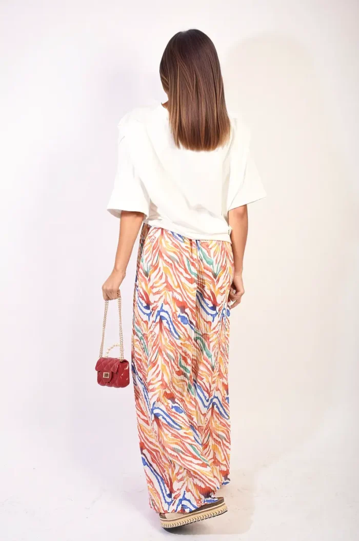 Elaine Pleated Wide Leg and Elastic Waist Trousers - Chic, Comfortable, and Perfect for Any Occasion - Image 7