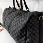 Stylish Checked Print Overnight Bag - Perfect for Travel | Spacious & Durable