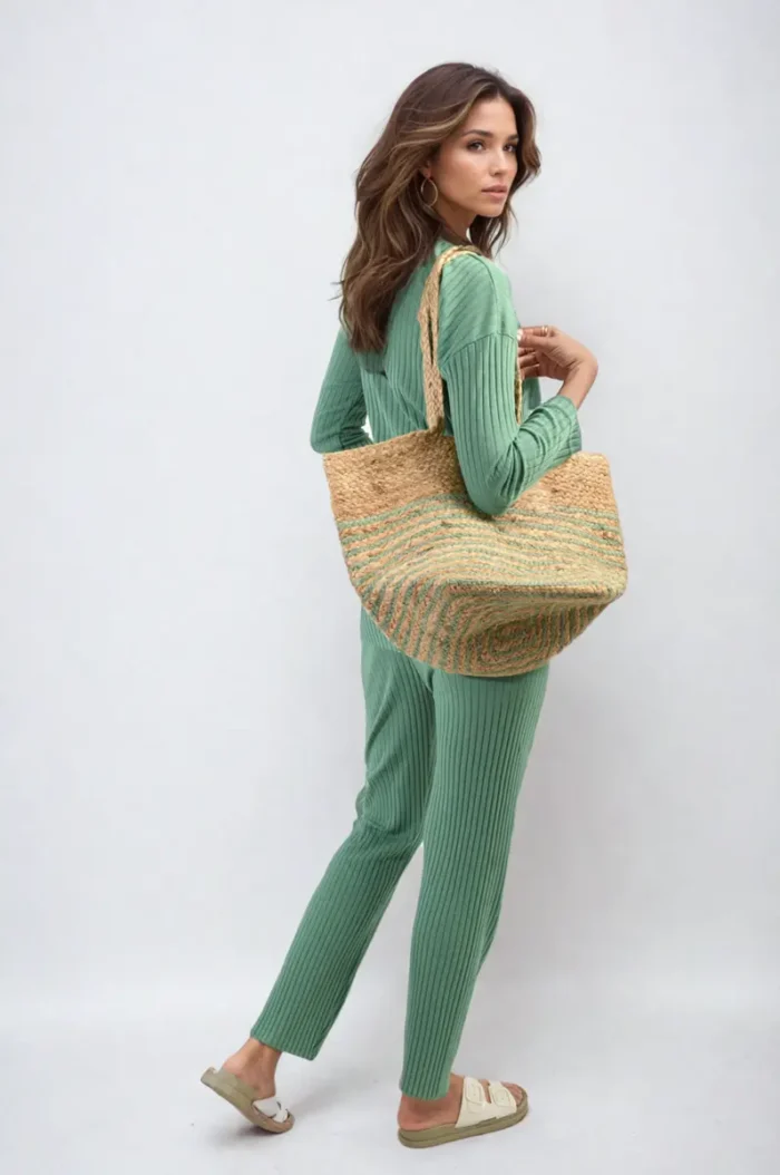 Annalise Knitted Top and Trouser Co-ord Set - Cozy & Stylish Everyday Comfort Outfit - Image 10