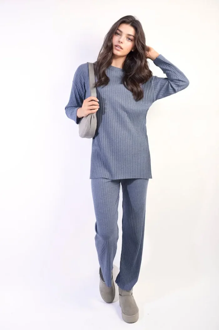 Annalise Knitted Top and Trouser Co-ord Set - Cozy & Stylish Everyday Comfort Outfit - Image 24
