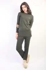 Annalise Knitted Top and Trouser Co-ord Set - Cozy & Stylish Everyday Comfort Outfit - Image 44