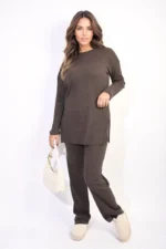 Annalise Knitted Top and Trouser Co-ord Set - Cozy & Stylish Everyday Comfort Outfit - Image 43