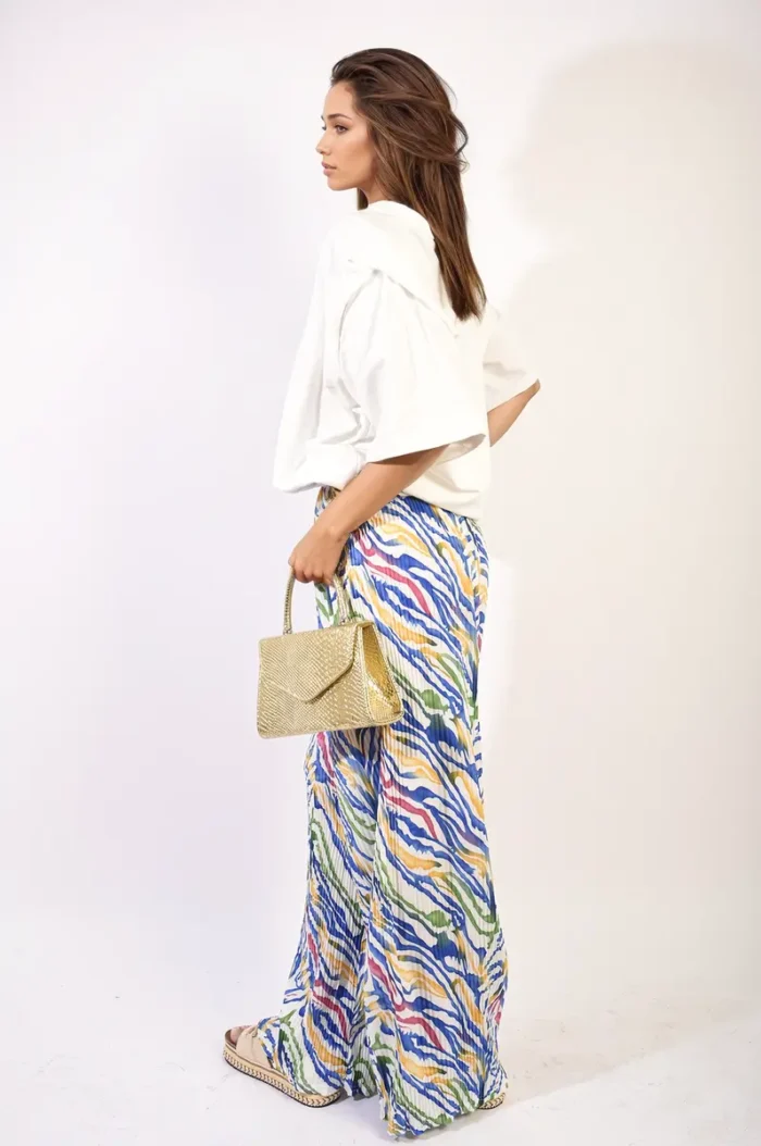 Elaine Pleated Wide Leg and Elastic Waist Trousers - Chic, Comfortable, and Perfect for Any Occasion - Image 14