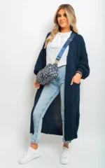 Alice Chunky Knitted Balloon Sleeve Long Maxi Cardigan - Cozy & Stylish Women's Sweater | Elegant Knitwear - Image 34
