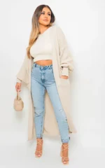 Alice Chunky Knitted Balloon Sleeve Long Maxi Cardigan - Cozy & Stylish Women's Sweater | Elegant Knitwear - Image 36