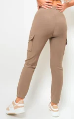 Trendy Frankie Cargo Pocket Trouser with Drawstring Utility-Chic Style and Practicality - Image 14