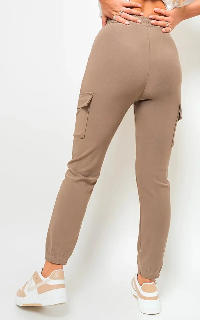Trendy Frankie Cargo Pocket Trouser with Drawstring Utility-Chic Style and Practicality - Image 14
