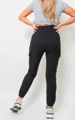 Trendy Frankie Cargo Pocket Trouser with Drawstring Utility-Chic Style and Practicality - Image 17