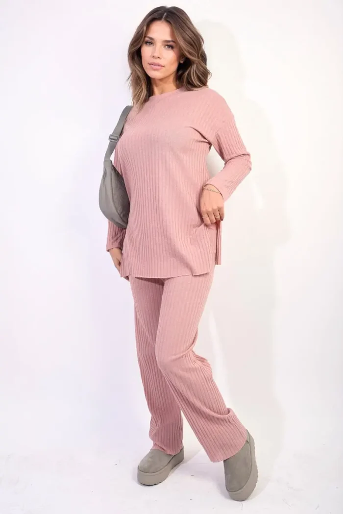 Annalise Knitted Top and Trouser Co-ord Set - Cozy & Stylish Everyday Comfort Outfit - Image 46