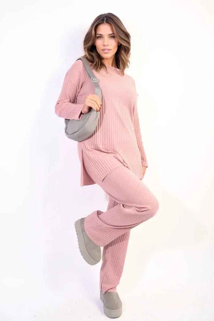 Annalise Knitted Top and Trouser Co-ord Set - Cozy & Stylish Everyday Comfort Outfit - Image 50