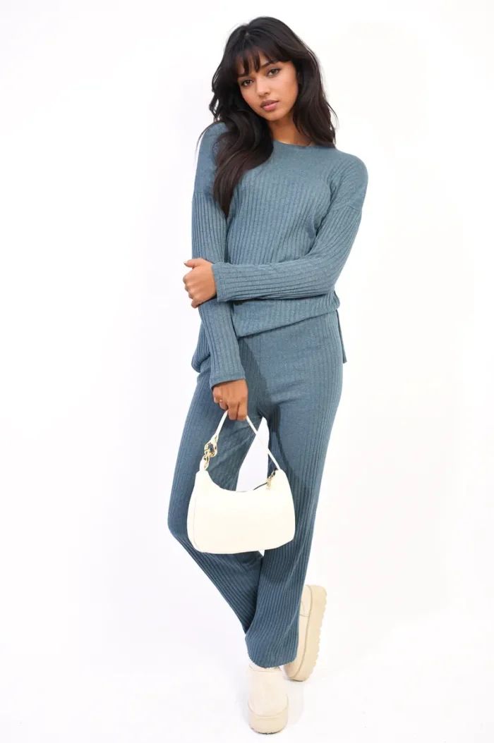 Annalise Knitted Top and Trouser Co-ord Set - Cozy & Stylish Everyday Comfort Outfit - Image 53