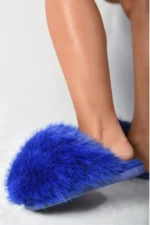 Fluffy Faux Fur Winter Sandals - Cozy & Stylish Footwear for Chilly Days - Image 10