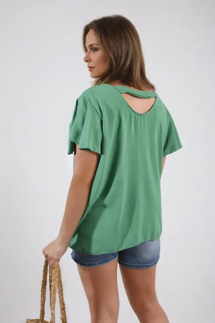Leilani Ruffle Short Sleeve Top - Elegant & Comfortable Women's Fashion Blouse - Image 14