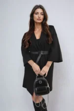 Cozy Open Front Longline Knitted Cardigan with Front Pockets - Perfect for Layering & Comfort - Image 16