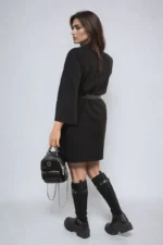 Cozy Open Front Longline Knitted Cardigan with Front Pockets - Perfect for Layering & Comfort - Image 18