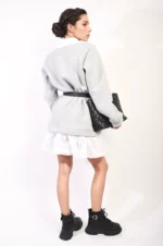 Kayla Collared Long Sleeve Mini Dress - Trendy & Elegant for Any Occasion - Image 6