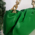 Chic Gold Chain Slouch Handbag - Versatile Faux Leather Shoulder Bag | Stylish & Durable